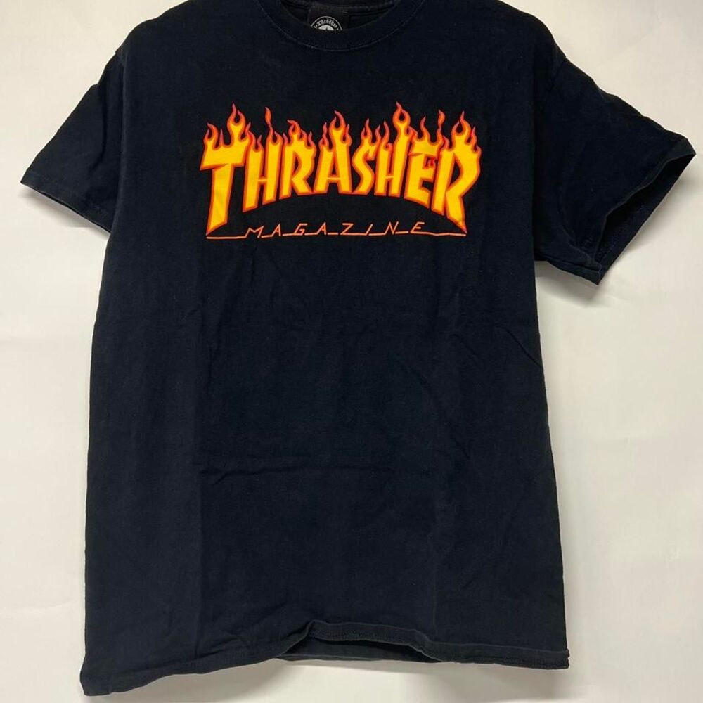 Thrasher Men's Black T-shirt medium